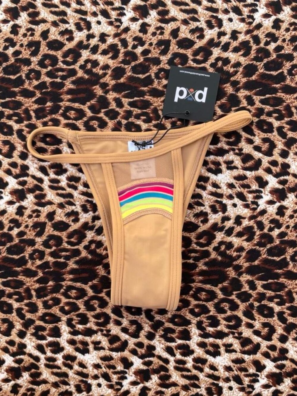 bnwt Pacific & Driftwood tan cheeky bikini bottoms